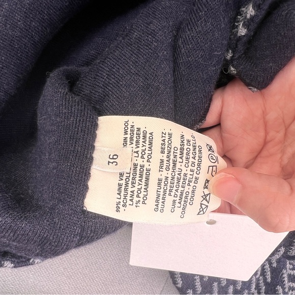 NWT Authentic Hermes Wool  H Knit Blazer size 36 - Picture 3 of 4